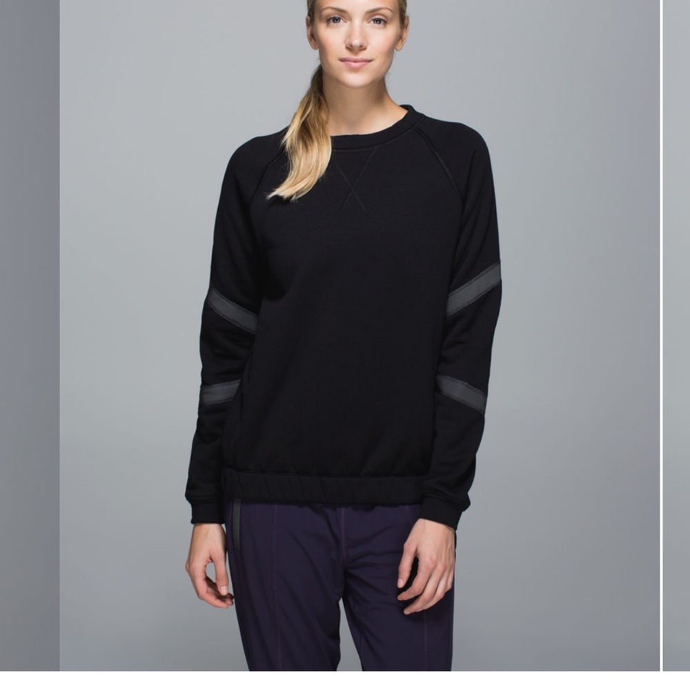 lululemon athletica Home Stretch Crew in black